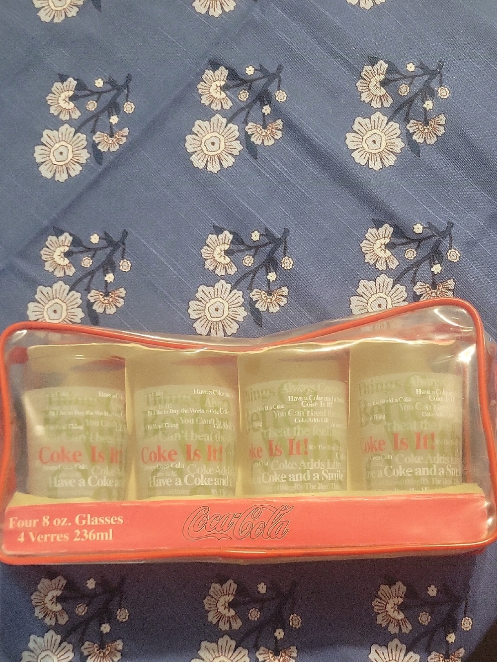 Vintage Coca Cola Anchor Hocking Set